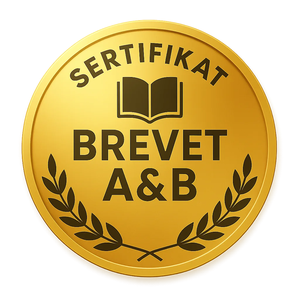 CERTIFICATE OF BREVET A&B